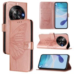ART BUTTERFLY Pénztárca tok ZTE Blade A75 5G rózsaszín készülékhez