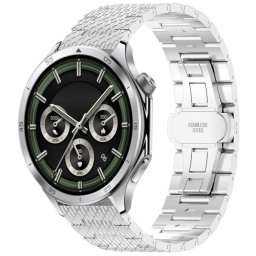 CLASSIC TWILL Fém szíj OnePlus Watch 3 okosórához, ezüst
