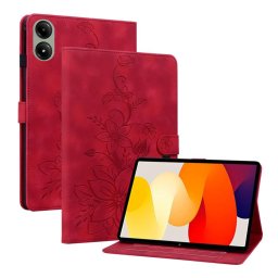 ART LILY Felhajtható tok Xiaomi Redmi Pad 2 készülékhez, piros
