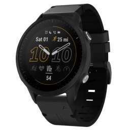 LEATHER Bőr szíj Garmin Forerunner 955-höz, fekete
