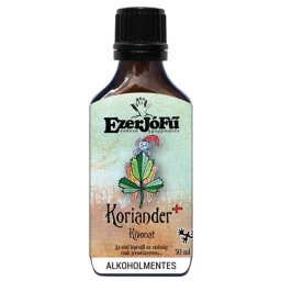 EzerJóFű Koriander+ kivonat 50ml alkoholmentes, növényi glicerinnel