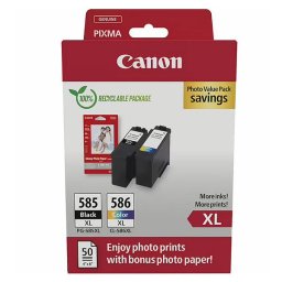 Canon PG-585-XL/CL-586-XL (6204C005) - eredeti patron, black + color (fekete + színes)