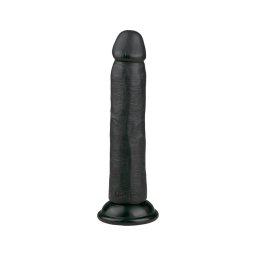 Easytoys - tapadókorongos élethű dildó (20,5cm) - fekete