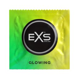 EXS Glow - világító óvszer (3db)
