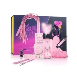 Secret Pleasure Chest - haladó BDSM készlet - 14 részes (pink)