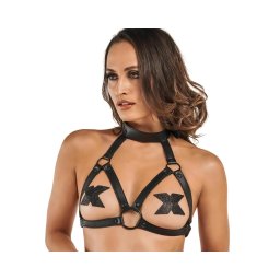 Bedroom Fantasies Chiara - testhám felső (fekete) - S-XL
