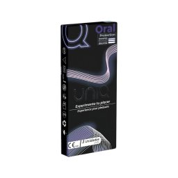Uniq - latexmentes orál óvszer (3 db)