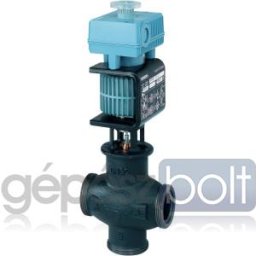 Siemens MXG461.32-12P Keverő/ 2-járatú magnetikus szabályozó szelep, menetes, PN16, DN32, kvs 12, AC 24 V