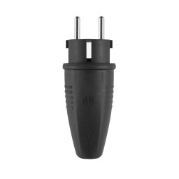 Commel földelt dugvilla, schuko 16 A 250 V ~, Gumi IP44