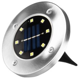 Entac Kerti Szolár Lámpa 100mm Műanyag 8 LED taposólámpa