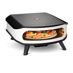 COZZE Forgózsámolyos Gázlángos Pizzakemence 17? (integrált hőmérővel)