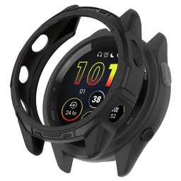 TPU HALF COVER Borító Garmin Forerunner 265S fekete