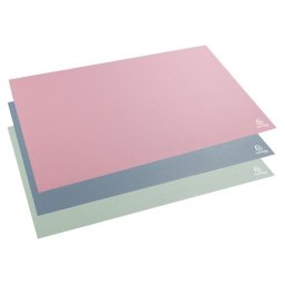 EXACOMPTA Könyökalátét, karton, 575x375 mm, EXACOMPTA "AutentiK", vegyes színek