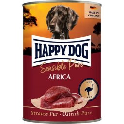 Happy Dog Pur Africa - Strucchúsos konzerv (12 x 400 g) 4.8kg