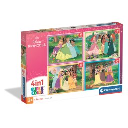 Disney Hercegnők Colloquy 4 az 1-ben puzzle Clementoni