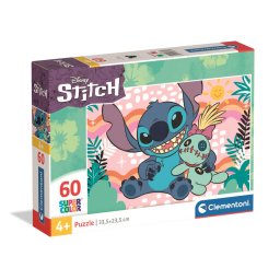 Disney Lilo és Stitch, A csillagkutya Scrump's Day 60 db-os puzzle Clementoni