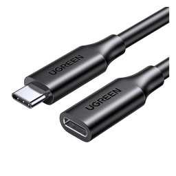 UGREEN US353 hosszabító kábel (Type-C aljzat - Type-C, 100W, 4K, 100cm) FEKETE