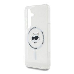 KARL LAGERFELD IML CHOUPETTE HEAD MAGSAFE szilikon telefonvédő (ütésállóság, kameravédő, MagSafe) ÁTLÁTSZÓ Samsung Galaxy S25 (SM-S931)