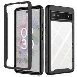 DUAL Kétoldalas borító a Google Pixel 6a telefonhoz fekete