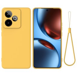 RUBBER Védőtok Realme GT 7 5G / Realme GT 7T 5G telefonhoz, sárga