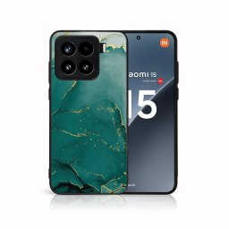 MY ART Védőtok Xiaomi 15 GREEN MARBLE (145) készülékhez