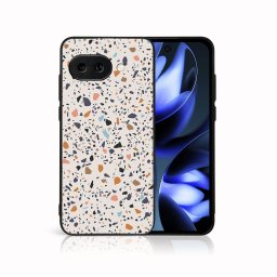 MY ART Védőtok Google Pixel 9a BEIGE TERRAZZO készülékhez (162)