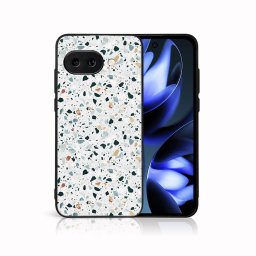 MY ART Védőtok Google Pixel 9a GREY TERRAZZO készülékhez (163)