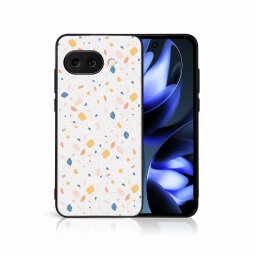 MY ART Védőtok Google Pixel 9a ORANGE TERRAZZO (165) készülékhez
