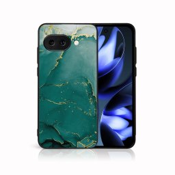 MY ART Védőtok Google Pixel 9a GREEN MARBLE (145) készülékhez