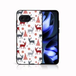MY ART Karácsonyi mintás Google Pixel 9a DEER (068) védőtok