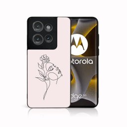 MY ART Védő tok Motorola Edge 50 Neo / ThinkPhone 25 ROSE GIRL (198) készülékhez