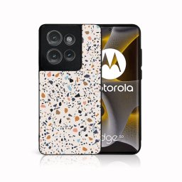 MY ART Védő tok Motorola Edge 50 Neo / ThinkPhone 25 BEIGE TERRAZZO (162)