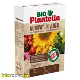 Bio Plantella szerves granulált trágya 3 kg