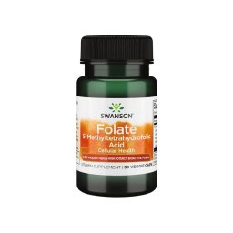 Swanson Folát (5-MTHF) 800 mcg / 30 db növényi kapszula