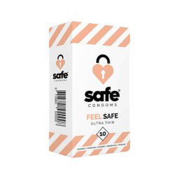 SAFE Feel Safe - vékony óvszer (10db)