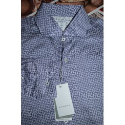 Eterna super slim mintás férfi ing, 37