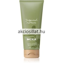 Mexx Inspired Nature Exfoliating Body Wash hámlasztó tusfürdő 200ml