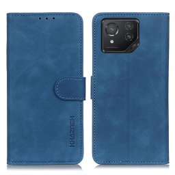 KHAZNEH RETRO pénztárca tok Asus ROG Phone 8-hoz kék