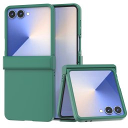 ABEEL SKIN Védő műanyag tok Samsung Galaxy Z Flip7 5G készülékhez, sötétzöld