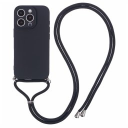 PROTEMIO ROPE Tok zsinórral Apple iPhone 16 Pro fekete