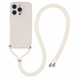 PROTEMIO ROPE Tok Apple iPhone 16 Pro bézs színű zsinórral