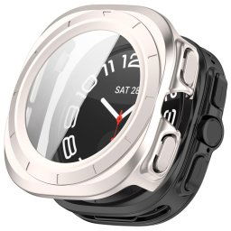 PC FULL COVER Műanyag tok üveggel Samsung Galaxy Watch Ultra / Watch Ultra 2025 STARLIGHT