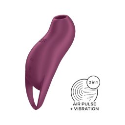 Satisfyer Pocket Pro 1 - akkus, léghullámos csiklóizgató (lila)