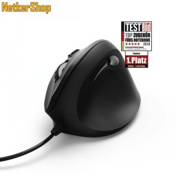 Hama EMC-500 (182698) vertikális ergonómikus fekete egér (2 év garancia)