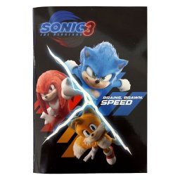 Sonic a sündisznó Hype Man B/5 vonalas füzet 40 lapos