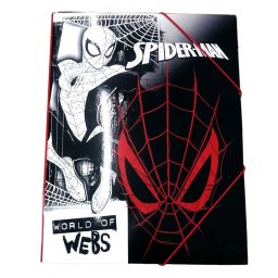 Pókember World of Webs A/4 gumis mappa