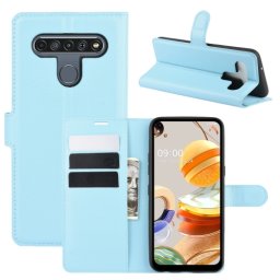 LITCHI pénztárcavédő LG K61 kék