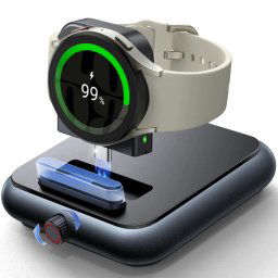 JOYROOM JR-WQW02 Vezeték nélküli töltő Samsung Galaxy Watch-hoz fekete
