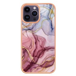 IMD MARBLE Védőburkolat Apple iPhone 16 Pro ROSE RED-hoz