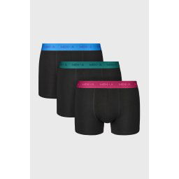 3PACK MEN-A boxeralsó kék-zöld-bordó L